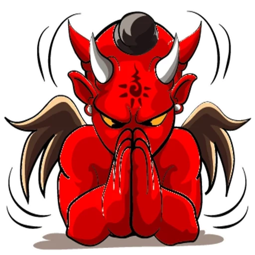 demon, satan, devil, red devil, stick a demon