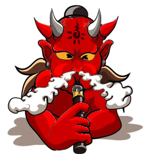 devil, iblis, iblis, the red devil, stiker setan