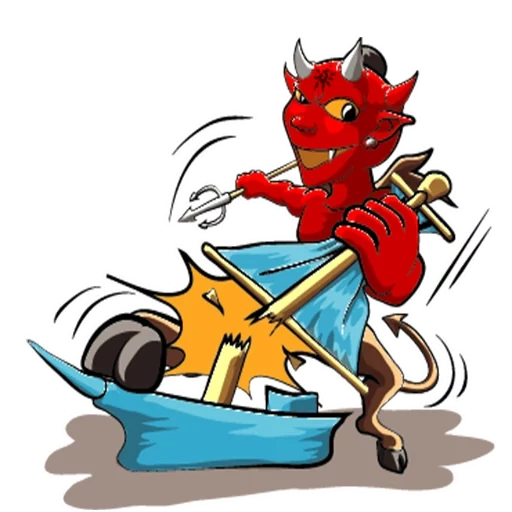 satan, chérik, lutin, le diable est drôle, petit diable