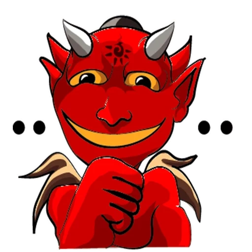 devil, demon, devil, red devil, the devil is cartoony