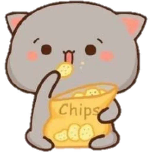 chibi katzen, kawaii zeichnungen, kitty chibi kawaii, süße zeichnungen von chibi, süße kawaii zeichnungen