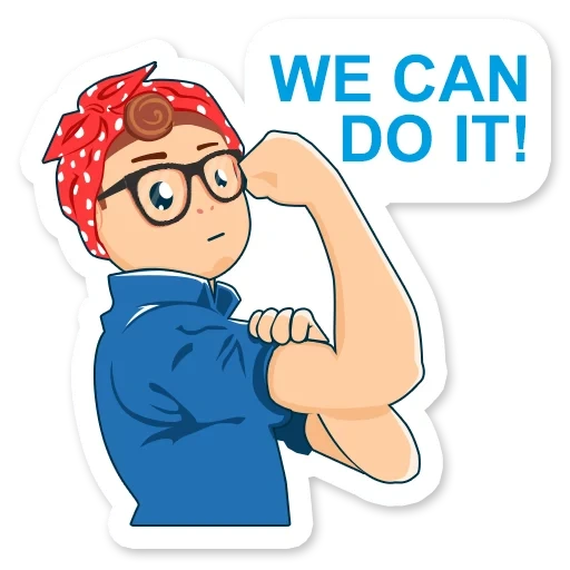 we can do it, poster we can do it, kita bisa melakukan itu vektor, poster miller we can do it, poster soviet we can do it