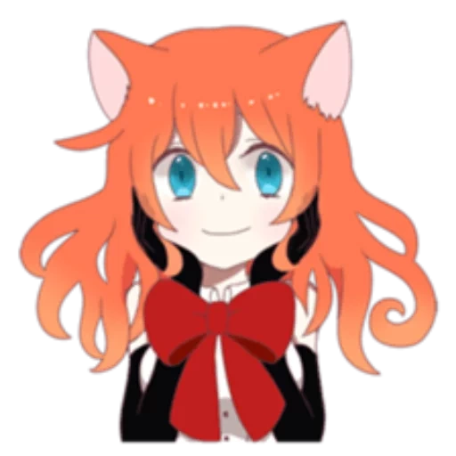 chibi, anime, garota de gato, gato mágico, remake de gato mágico