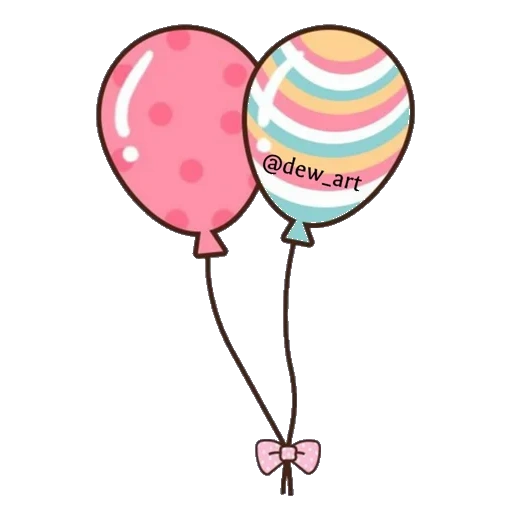цветные шары, шарики рисунок, розовые шарики, цветные рисунки, мультяшные шарики