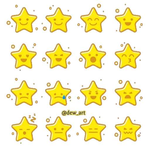 желтая звезда, желтая звездочка, звездочки желтые эмодзи, звездочки желтого цвета, мелкие звездочки желтые