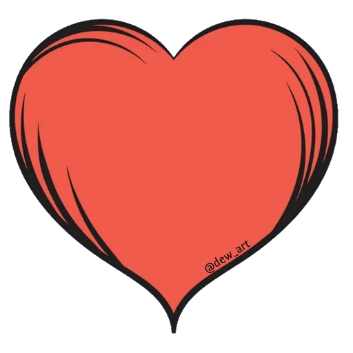 сердце, красное сердце, сердце векторное, большое красное сердце, красное объемное сердце рисунок