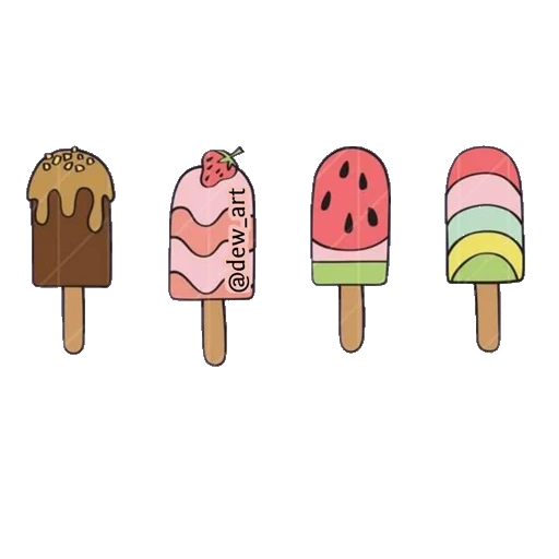лд мороженое, милое мороженое, милые рисунки мороженое, рисунки мороженого легкие, мороженое рисунок срисовки