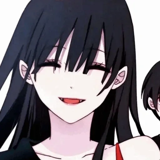 anime girl, anime girl, karakter anime, rambut hitam tian, karakter anime sangkarea