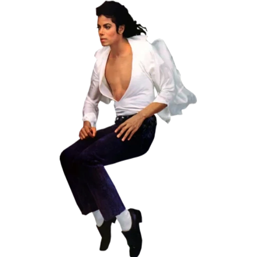 michael jackson, michael jackson 1989 moscú, camisa blanca michael jackson, fondo transparente de michael jackson, cubierta negra o blanca de michael jackson