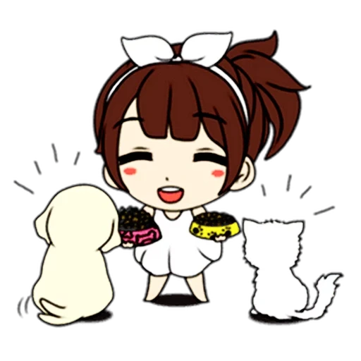 chibi, anime, kotori minas chibi, desenhos fofos de chibi