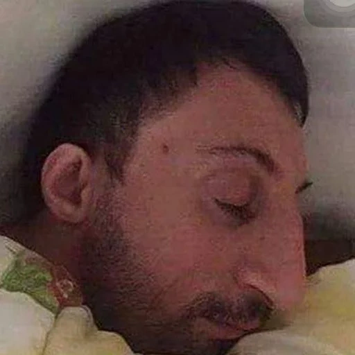 joven, hombre, gente, rusos, armenios dormidos