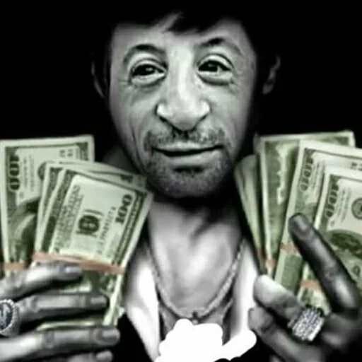 dinheiro, egor letov, rei arthur, tony montana money, tony montana art money