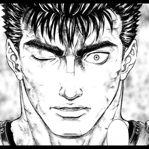 enloquecido, manga de gats, gats berserk, manga berserk, berserke mang art