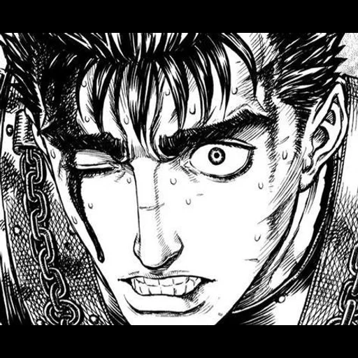 berserk, manga berserk, gats 1997 manga, helmet berserker manga, kantaro miura griffith gats