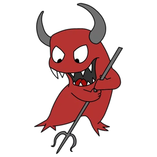 little devil, lovely devil, little devil, cartoon devil, little devil