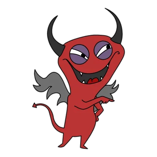 satanás, buen demonio, lindo diablo, pequeño demonio, pequeño demonio