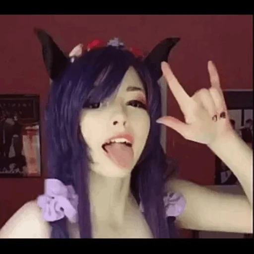 ahegao, cosplay, ahegao chérie, elizabeth ahegao, drain bonbibonkers