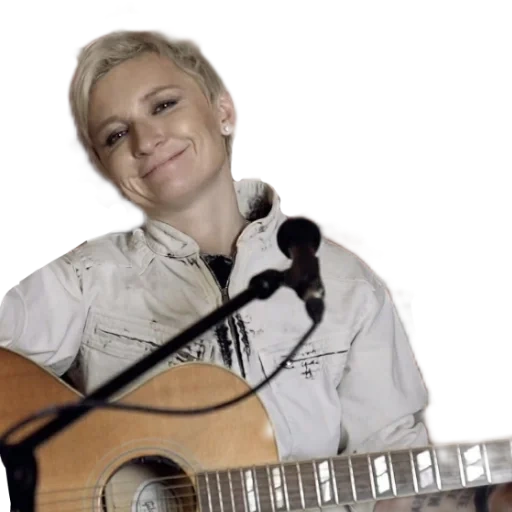 mujer joven, tocar la guitarra, diana arbenina, diana arbenina 2021, diana arbenina youth