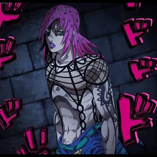 anime di jojo, jojo il diavolo, 5 parti di jojo, jojo il diavolo, diavolo re krimsen jojo