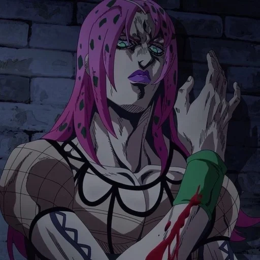 anime di jojo, jojo il diavolo, la figura di jojo, re crimson jojo, diavolo jojo anime