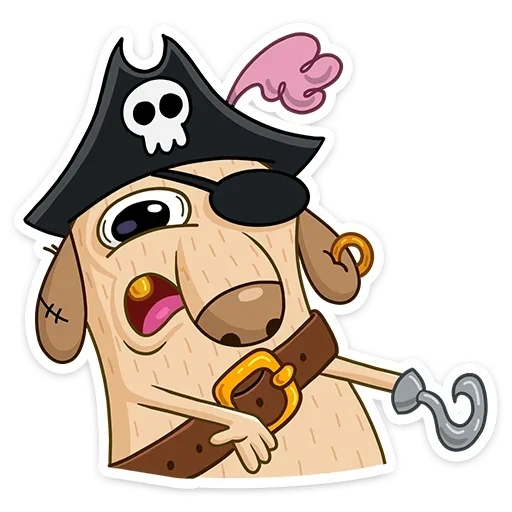 bajak laut, anjing diggy, diggy bajak laut, bajak laut diggy, diggy pirate fak