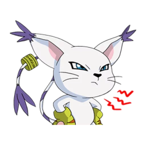 cat, gadomon, gatomon, digimon cat, tailmon/gatomon