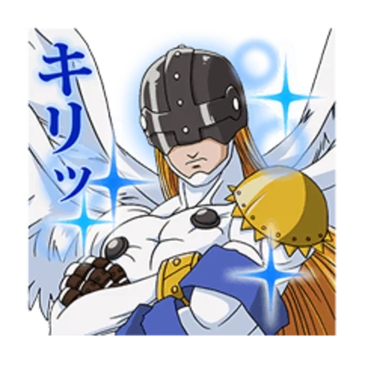 anime, digimon, angel of digimon, angel animation art, cartoon guardian