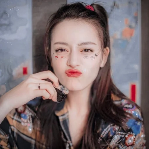 jeune femme, angela bébé, maquillage coréen, dilrab dilmurat, beauté asiatique