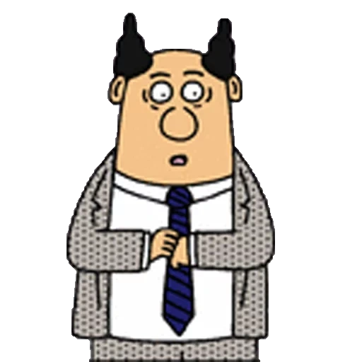 dilbert, pointy-haired boss, comics dilbert bias, dilbert animated series helen, decision making victor vromo