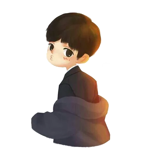 animation, chibi bts, chong guk chibi, kageyama shigeo 100, chibi art bts taiheng