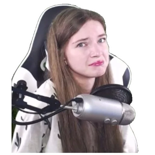 mujer joven, dinablin, streamer de dina