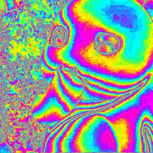 trippy, dunkelheit, hippie von, holographischer hintergrund, psychedelische zeichnungen