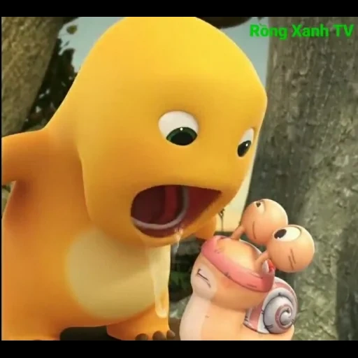 bebek, sebuah mainan, bebek bebek, mainan bebek, serial animasi kereta dinosaurus baddy