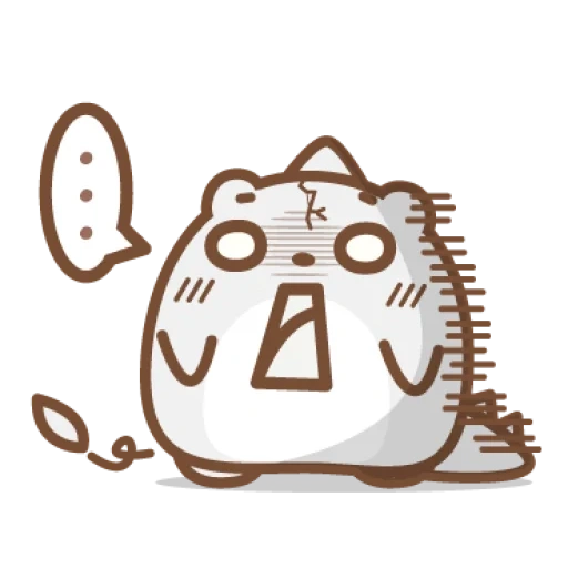 пушин, кот пушин, пушин кэт, pusheen cat