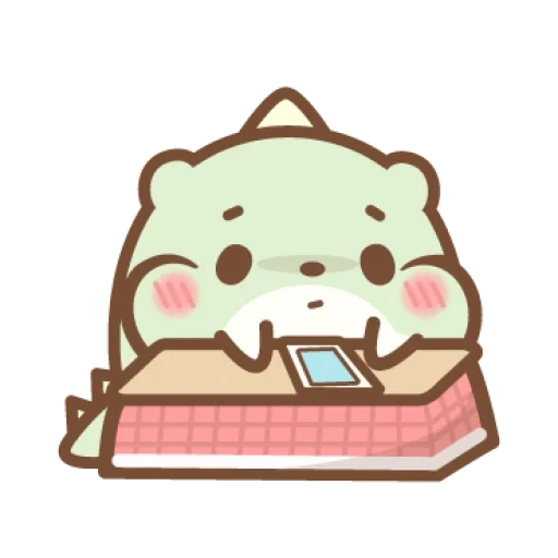 kawaii, kavai drawings, the drawings are cute, sumikko gurashi, milk mocha bear ice cream