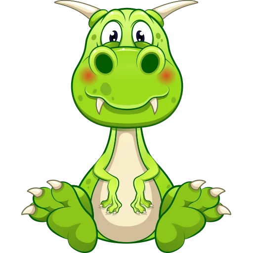 dinosaurios, dinosaurio, dinosaurio verde, dinosaurio de dibujos animados sonrientes