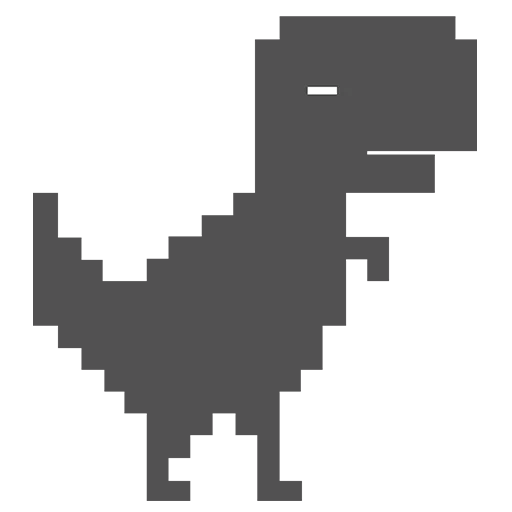 dinosaures, jeu de dinosaures, google-dinosaures, dinosaure pixel, cellules de dinosaures google