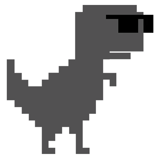 dinosaurus, dinosaurus pixel, seni piksel dinosaurus, sel dinosaurus, pola sel dinosaurus