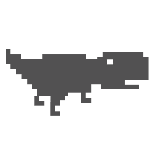 google dinosaurus, game chrome dinosaurus, dinosaurus pixel, seni piksel dinosaurus, dinosaurus pixel