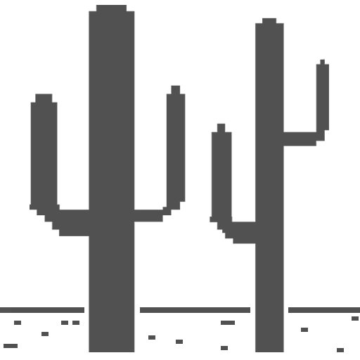 растение, кактус гугла, кактус спрайт, пиксельные кактусы, динозаврик гугл кактус