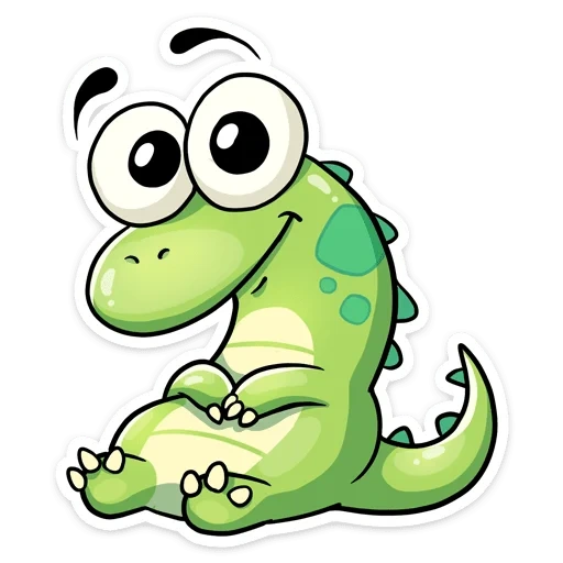 doyen, dino, joli, clipart