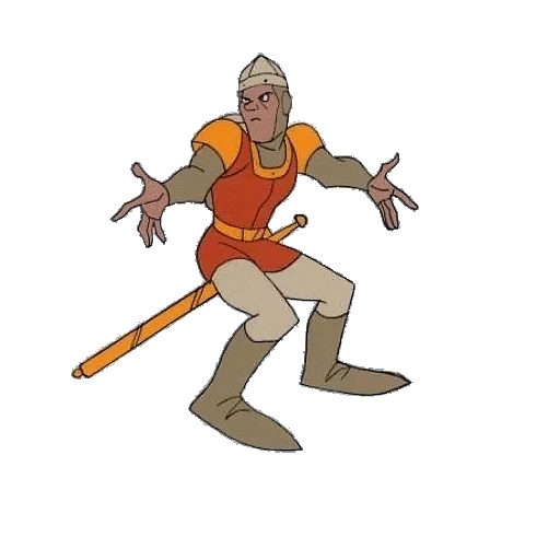 i personaggi, dragon's lair, clarence don bruce, figure di don bruce, dragon cave blues nest