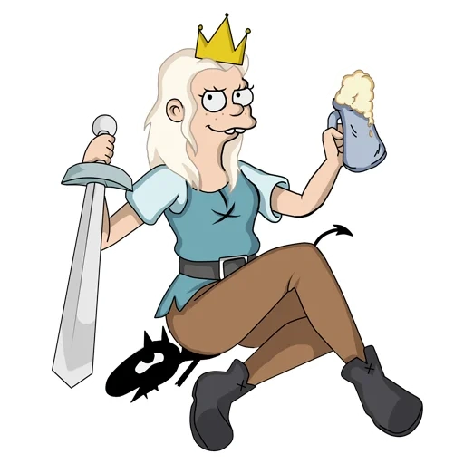 disappointed, disenchantment, misjudgment, disillusionment animation series princess bean