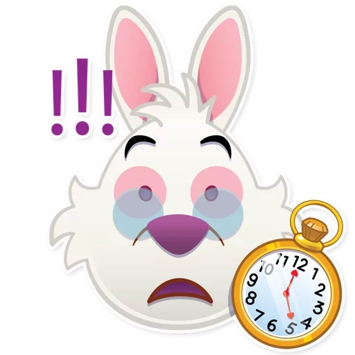 кролик зип, белый кролик, disney emoji blitz, алиса стране чудес кролик, алиса стране чудес часы кролика