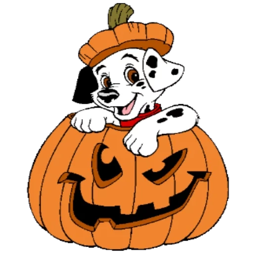 хэллоуин, хэллоуин тыква, тыква halloween, собака хэллоуин вектор, 101 далматинец хэллоуин