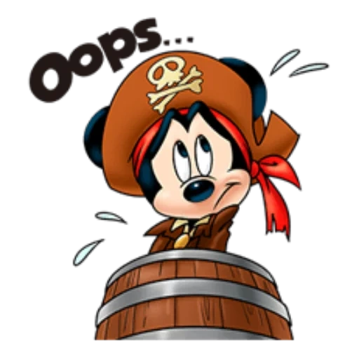 pirata, mickey mouse, piratas de mickey, mickey mouse 2019, pirata de mickey mouse