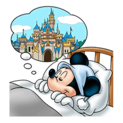 topolino dorme, disney mickey mouse, buona notte minnie mouse, topolino buona notte, buona notte topolino