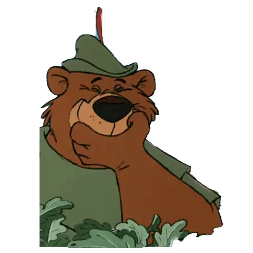 militer, kartun robin hood, robin hood 1973 bear, bear cartoon robin hood, robin hood cartoon bear