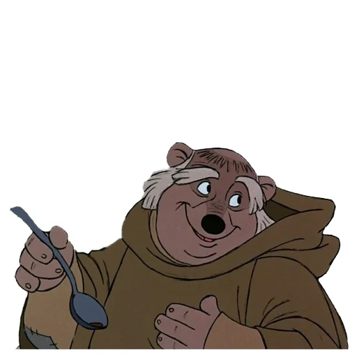 робин гуд, robin hood disney, отец тук робин гуд, friar tuck robin hood, the walt disney company