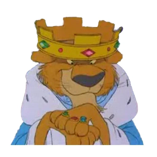anime, the king, robin hood prince of the lion, prinz john robin hood, robin hood 1973 prince john